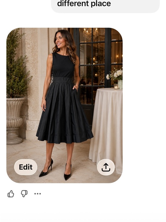 Lauren Ralph Lauren Dresses & Skirts - Lauren Ralph Lauren Evening Dress Women 12 Black NEW Mixed Media Midi V-Back